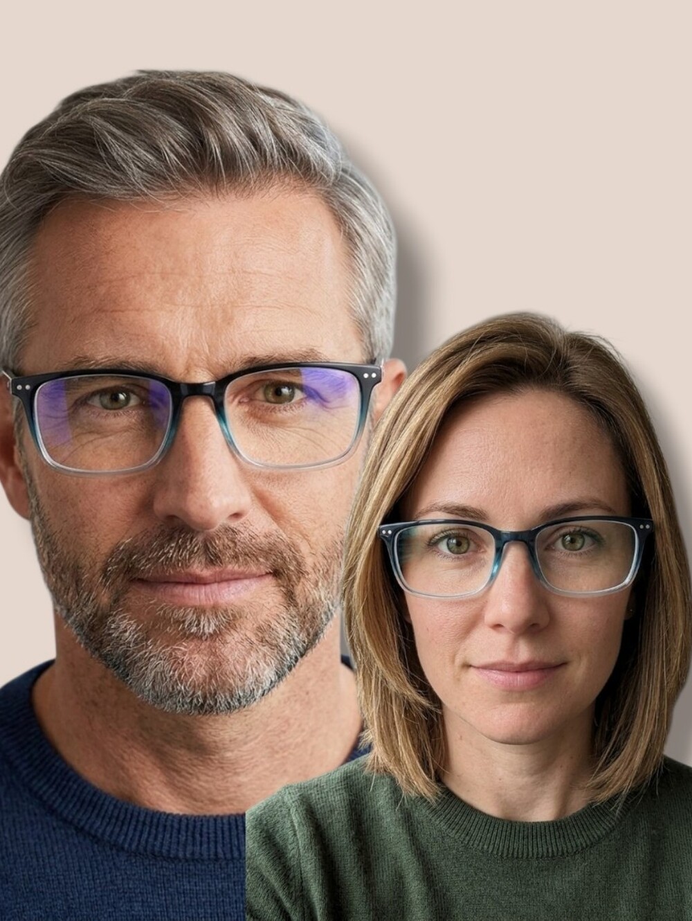 NEW 💐 Dockers Premium Quality Reading Eyeglasses +2.50 Smoke Blue